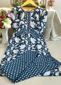 Floral Print Kurta Set