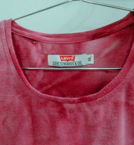 MENS ROUND NECK PINK TSHIRT