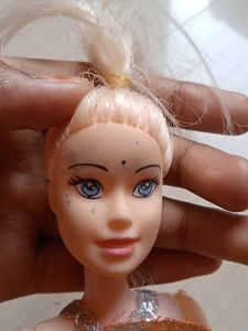 Barbie Doll in Orange Dress