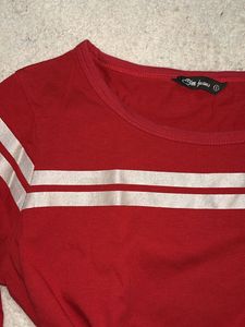 Red Fitted T-shirt