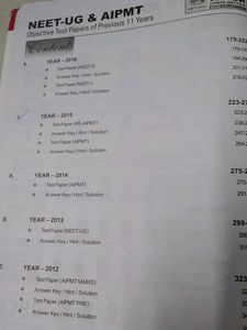 ALLEN NEET-UG &amp; AIPMT 11 Years Test Papers