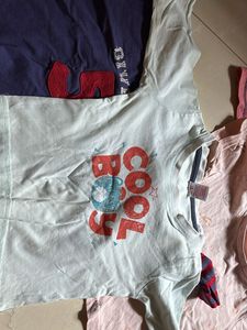 7 No Baby Boy T-shirt Only Combo