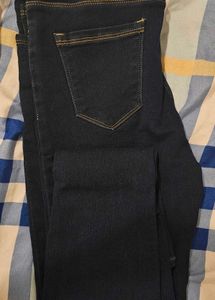 grab high navy blue slim fit jeans