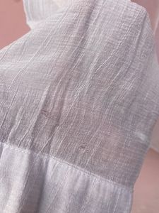 Oversized White Transparent Shirt