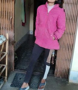 Dark Pink Jacket For Women