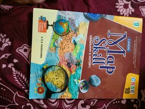 Class 10th Map  Skill Book By Candid