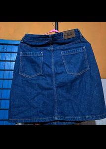 Comboo Top And Denim Skirt