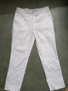 best white pant&amp;shirt combo for students Mens