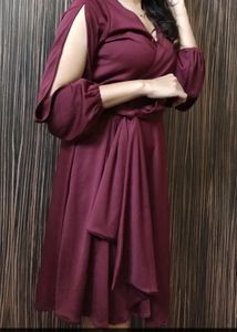 Wrap Dress With Knots