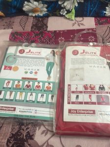 Combo Ankle Length Legging Grey And Red