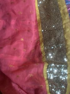 Pink &amp; Gold Sparkle Skirt