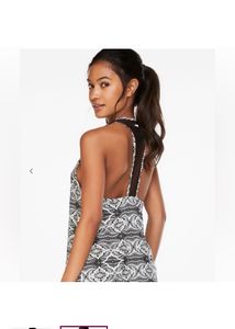 HunkemollerSleeveless Printed Top with Cutout
