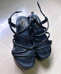 Strappy Wedge Heels