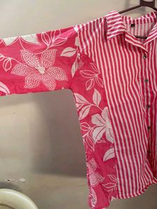 Striped Floral Shirt