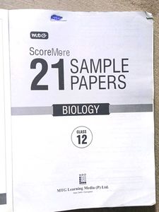 ScoreMore 21 Sample Paper Biology Class 12 Cbse