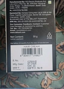 BBLUNT Bond Repair Serum Cream