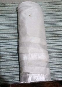 White Dupatta with pearls