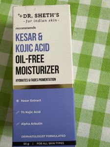 Dr. Sheth's Kesar & Kojic Acid Moisturizer