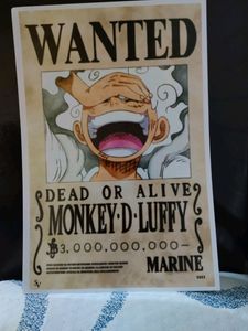 LUFFY WANTED POSTER BEST QUALITY 😉
