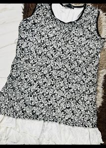 WHITE FROCK TOP