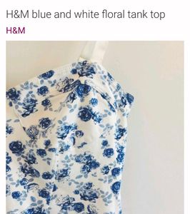 Floral H&amp;M Tank Top