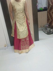 Kurta With Skirt Set