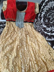 Elegant Floral Anarkali Kurta