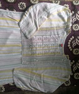 Multi Colour Embroidery Kurti