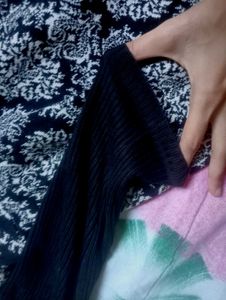 Black woolen sweater Dress