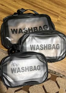 Washbag Set of 3/ Mackup Bag