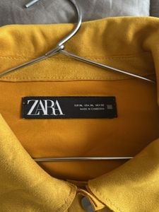 Zara Yellow  Oversized Jacket
