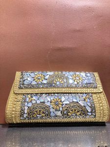 Floral Embellished Clutch