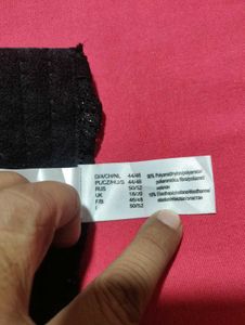 Elegant Black Lace Garter Belt | size (44/46)