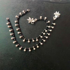 Pure Silver Ghungroo Nazariya Payal 1 Pair.