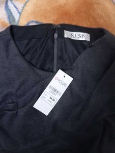 Chic Black korean Dress