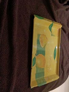 Yellow Tray for serving
