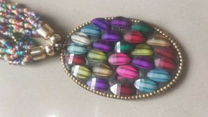 Beaded Choker Necklace Set