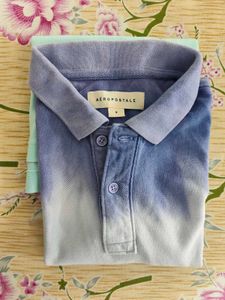 Aeropostale Tie-Dye Polo Shirt