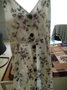 White Floral Dress