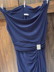 Elegant Navy Blue Dress