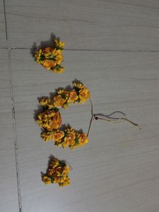 Jwellery Set For Haldi And Mahedi Ceremony
