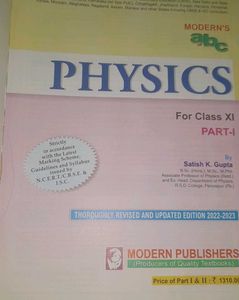 Modern&#39;s abc Physics Class XI Part-I