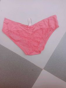 Victoria &#39;s Secret Pink Lace Trim Briefs