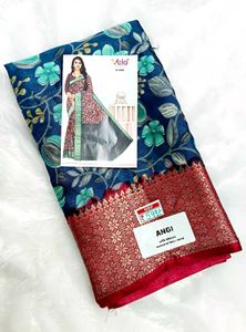 New Dola Silk with tag and attached Blouse