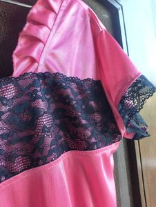Silky Lace Nightgown