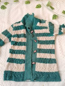 Striped Knit Cardigan