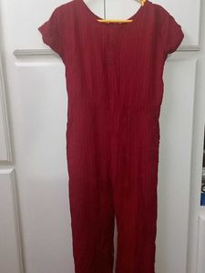 Maroon Jumpsuit