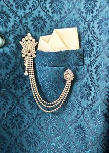 Elegant Teal Sherwani