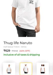 Thug Life Naruto Tee