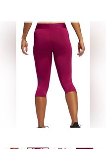 ADIDASNWTSolid Women Red Tights